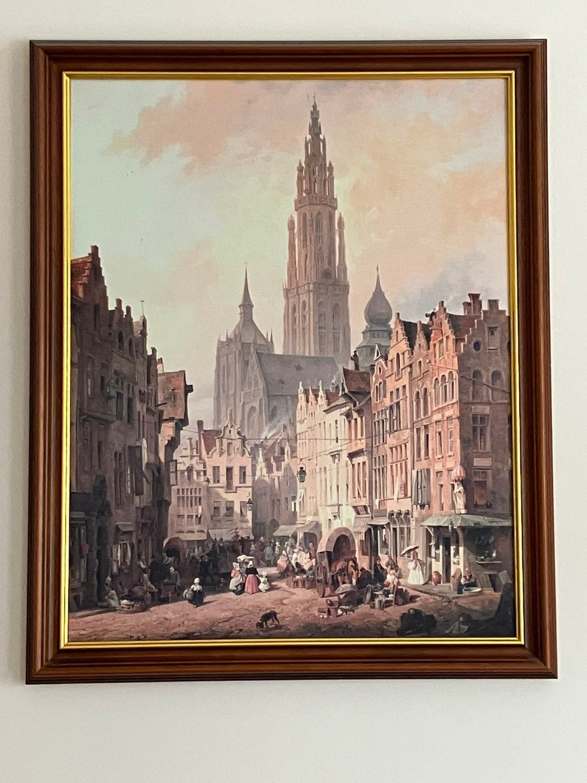 Mooi schilderij Antwerpen, Enlèvement