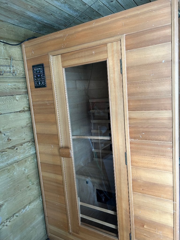 infrarood cabine, Sport en Fitness, Sauna, Ophalen, Gebruikt, Infrarood, Complete sauna