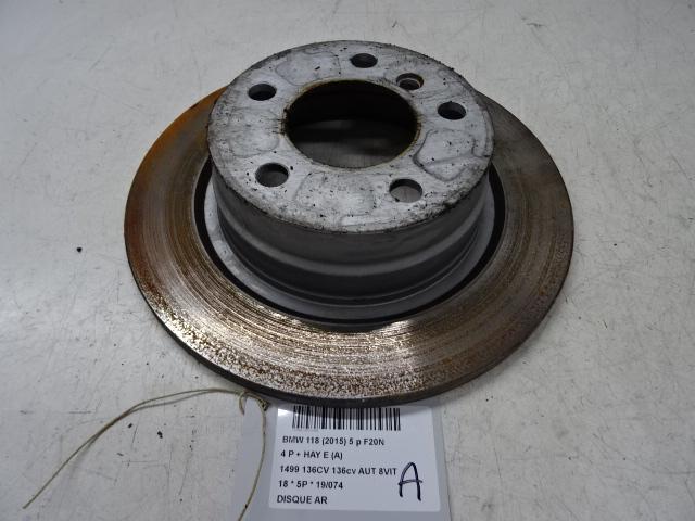 FREIN DISQUE ARRIÈRE BMW 1 serie (F20) (01-2010/06-2019), Utilisé, BMW