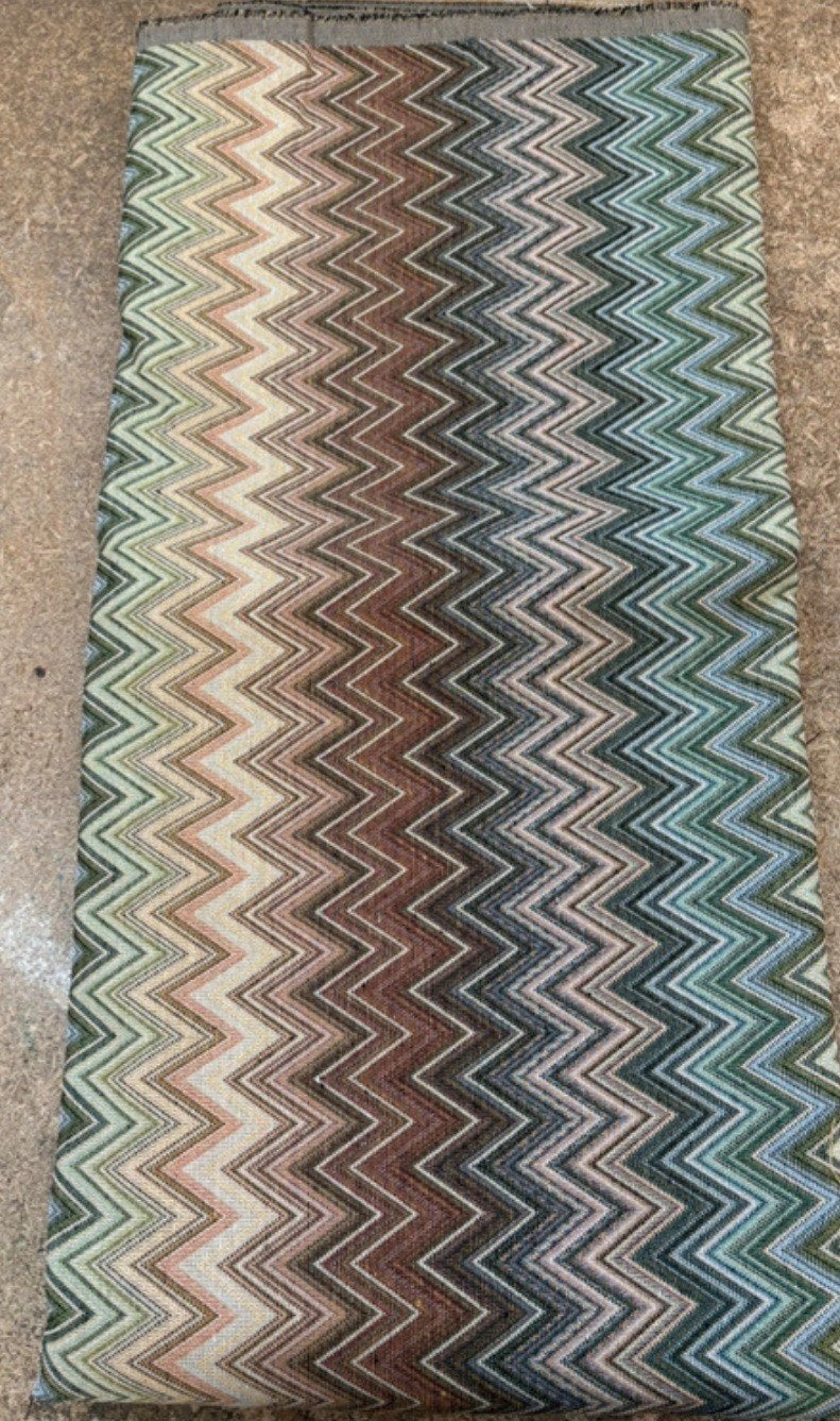 nieuwe originele Missoni stoffering, Maison & Meubles, Ameublement | Tapis & Moquettes, Neuf, 200 cm ou plus, 200 cm ou plus, Jaune