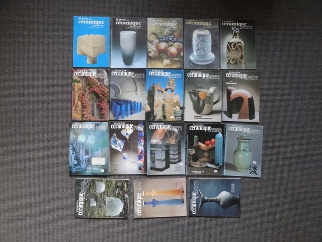 18x Revue de la Céramique et du Verre uit 1982 tot 1997, Verzenden, Gelezen, Overige onderwerpen