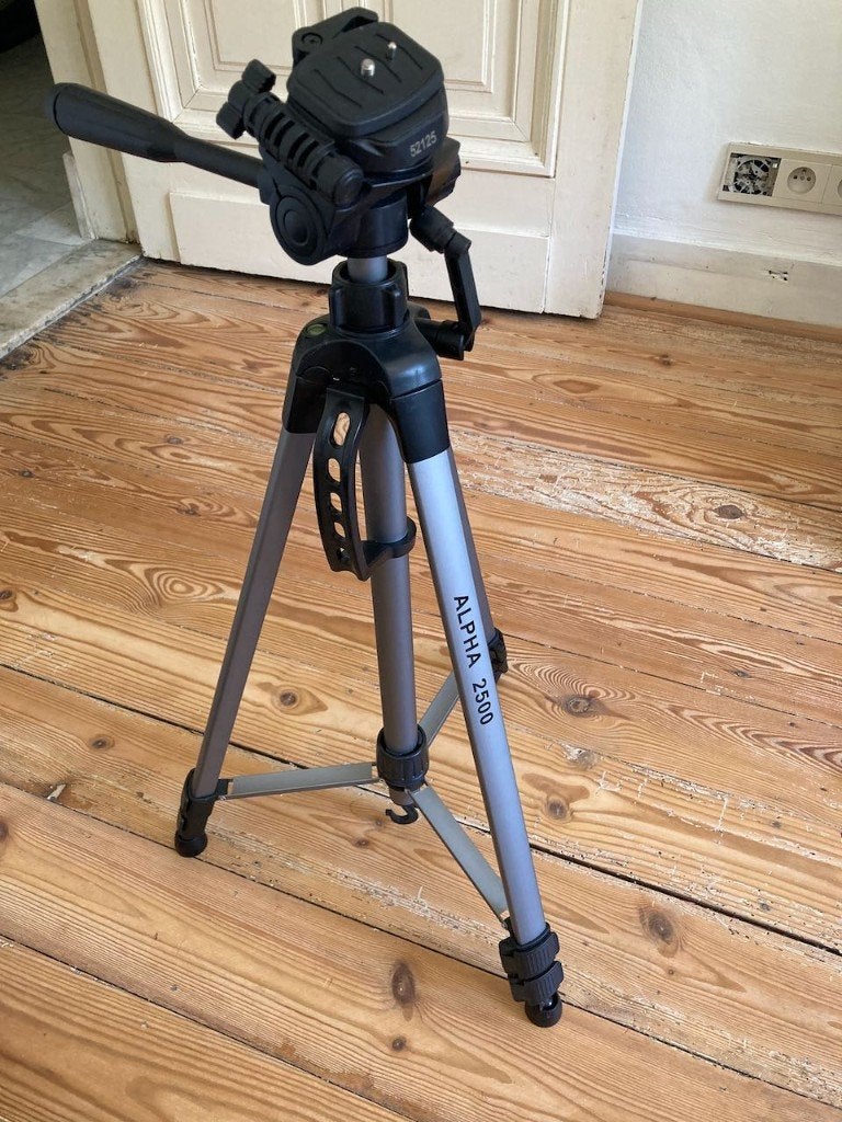 Cullmann Alpha 2500 camerastatief + Neewer microfoonarm, Cullmann, 150 à 175 cm, Enlèvement, Utilisé