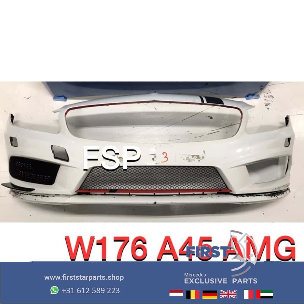 W176 A45 AMG Voorbumper Edition 1 wit 45 Mercedes A Klasse 2, Auto-onderdelen, Gebruikt, -, Voor, Ophalen of Verzenden