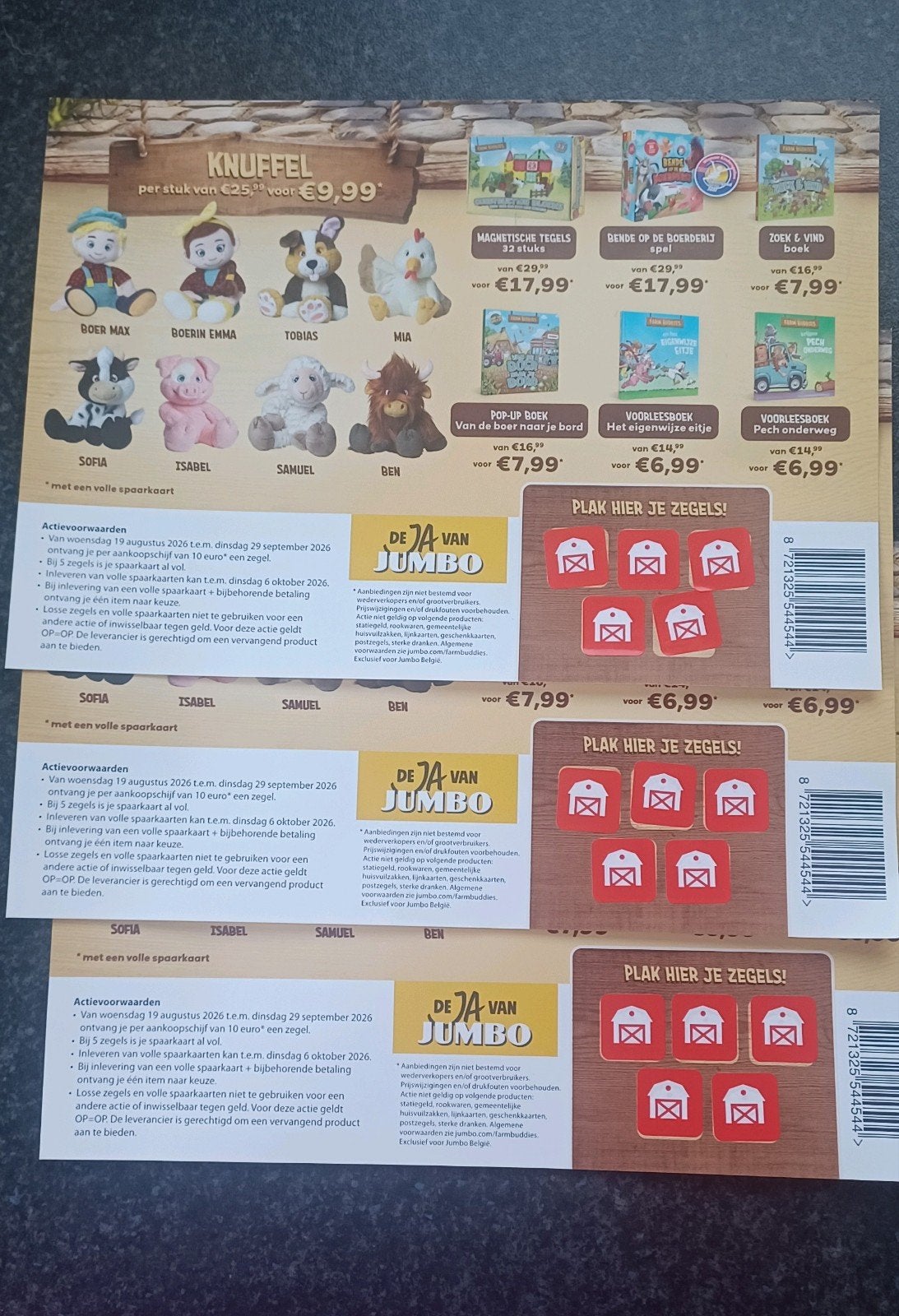 Gratis, Ophalen, Overige soorten, Volle spaarkaart