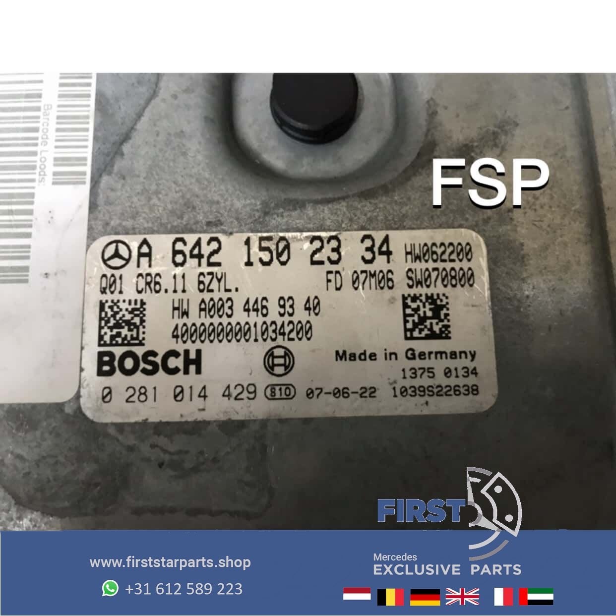 A6421502334 MOTOR ECU MODULE Mercedes C Klasse W202 W203 W20, Auto-onderdelen, Gebruikt, -, Ophalen of Verzenden, -