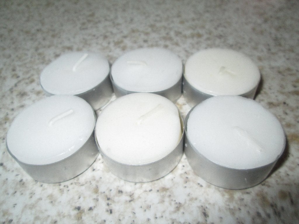 Bougies chauffe-plats (6)., Enlèvement, Bougie, Blanc, Neuf