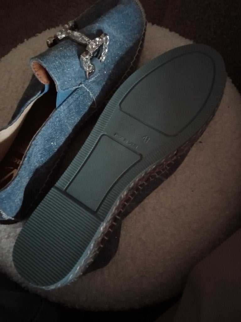 Dames espadrilles jeansblauw, Vêtements | Femmes, Chaussures, Espadrilles, Enlèvement ou Envoi, Comme neuf, Bleu