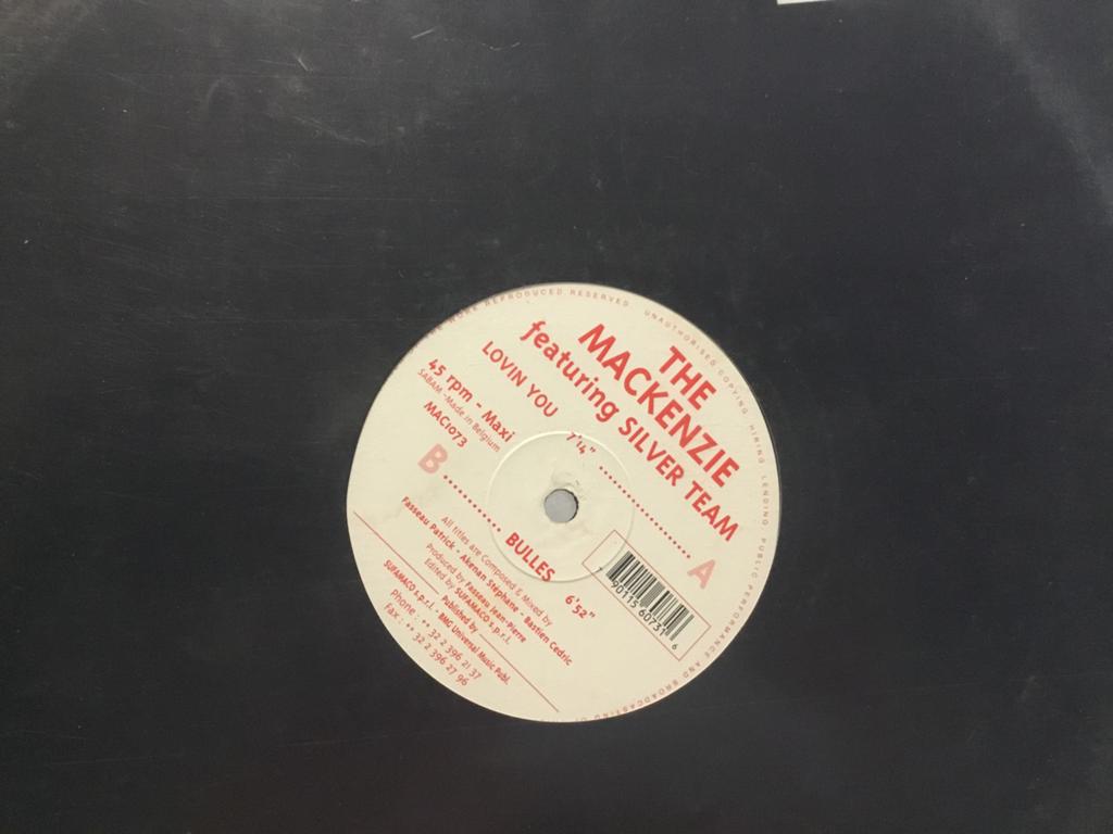 The Mackenzie feat Silver Team. Lovin You, Cd's en Dvd's, Vinyl | Dance en House, Ophalen of Verzenden, Zo goed als nieuw