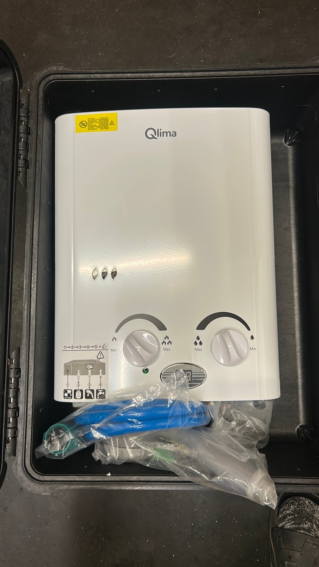 Qlima gasgeiser, Particulier