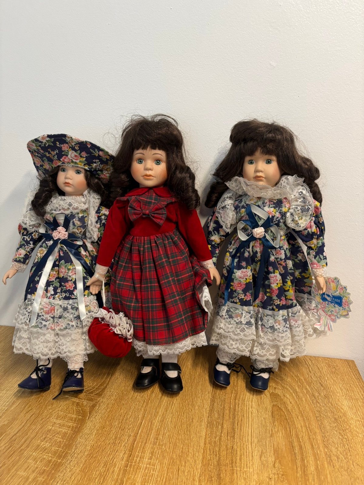Set Vintage Porseleinen Poppen – The Promenade Collection, Ophalen of Verzenden, Nieuw, Decoratie