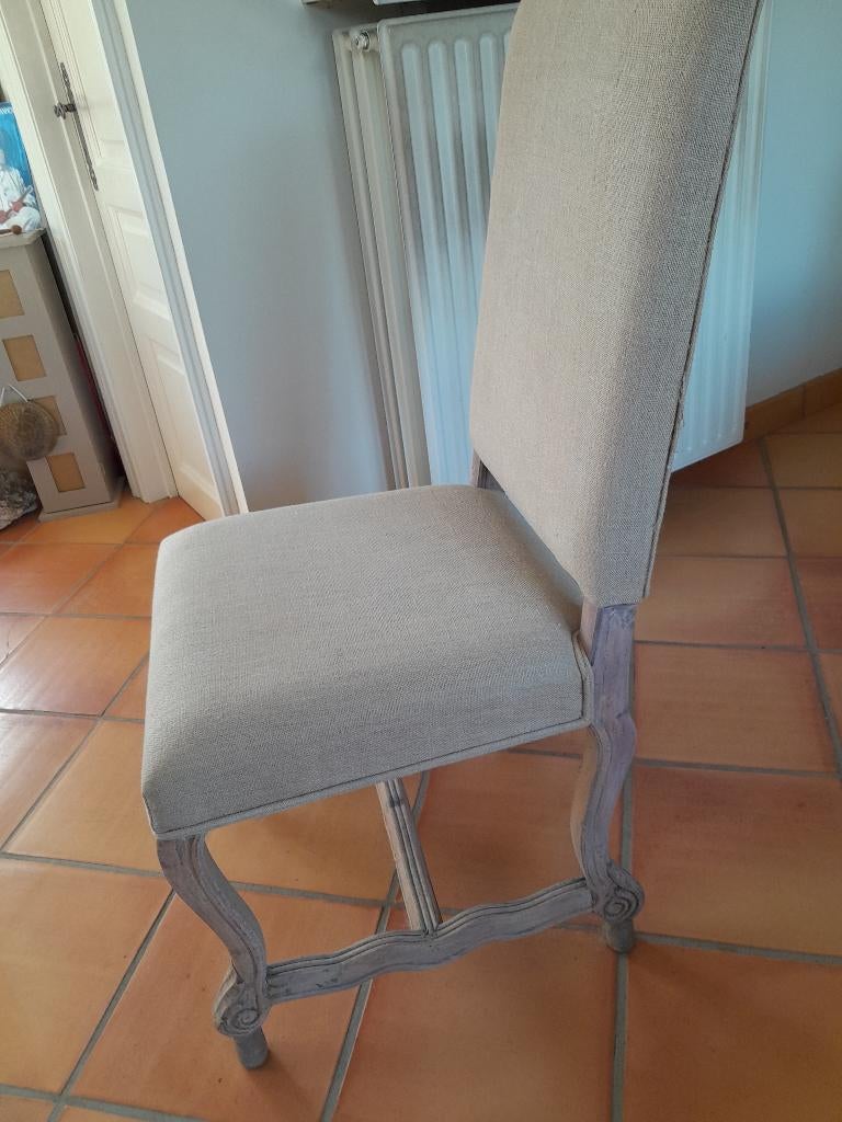 Cantelle stoel Louis XV-stijl - french Mutton Leg Chair, Antiek en Kunst, Antiek | Meubels | Stoelen en Sofa's, Ophalen