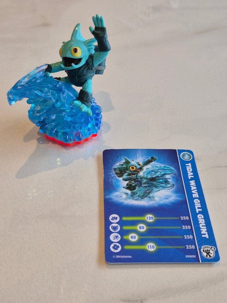 Skylanders - Trap Team - Tidal Wave Gill Grunt, Games en Spelcomputers, Ophalen of Verzenden, Gebruikt