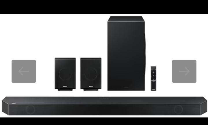 Dolby Atmos Surround Home Cinema, Soundbar, 70 watt of meer, Zo goed als nieuw, Overige spelers