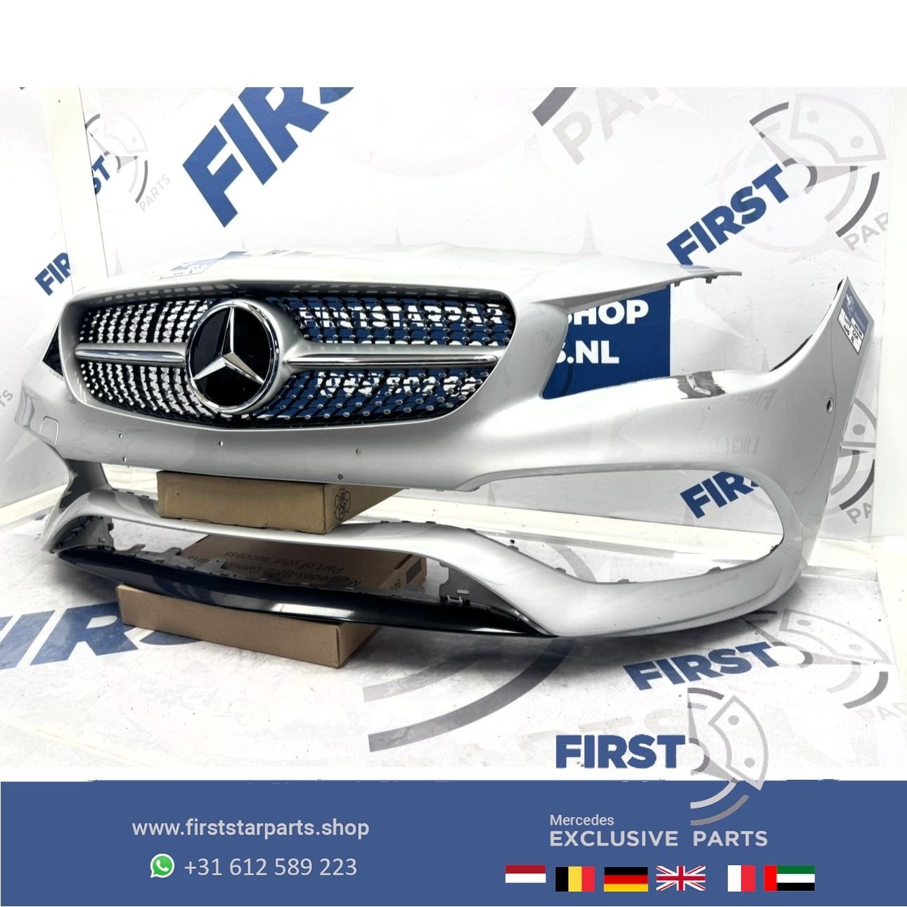 C117 X117 AMG BUMPER CLA Facelift AMG Voorbumper W117 A11788, Utilisé, -, Avant, -