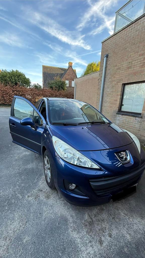 PEUGEOT 207 1.4 BENZINE 2010 ZONDER AIRCO!! PROBLEM MET EPS, Auto's, Euro 5, Zwart, Blauw, Handgeschakeld