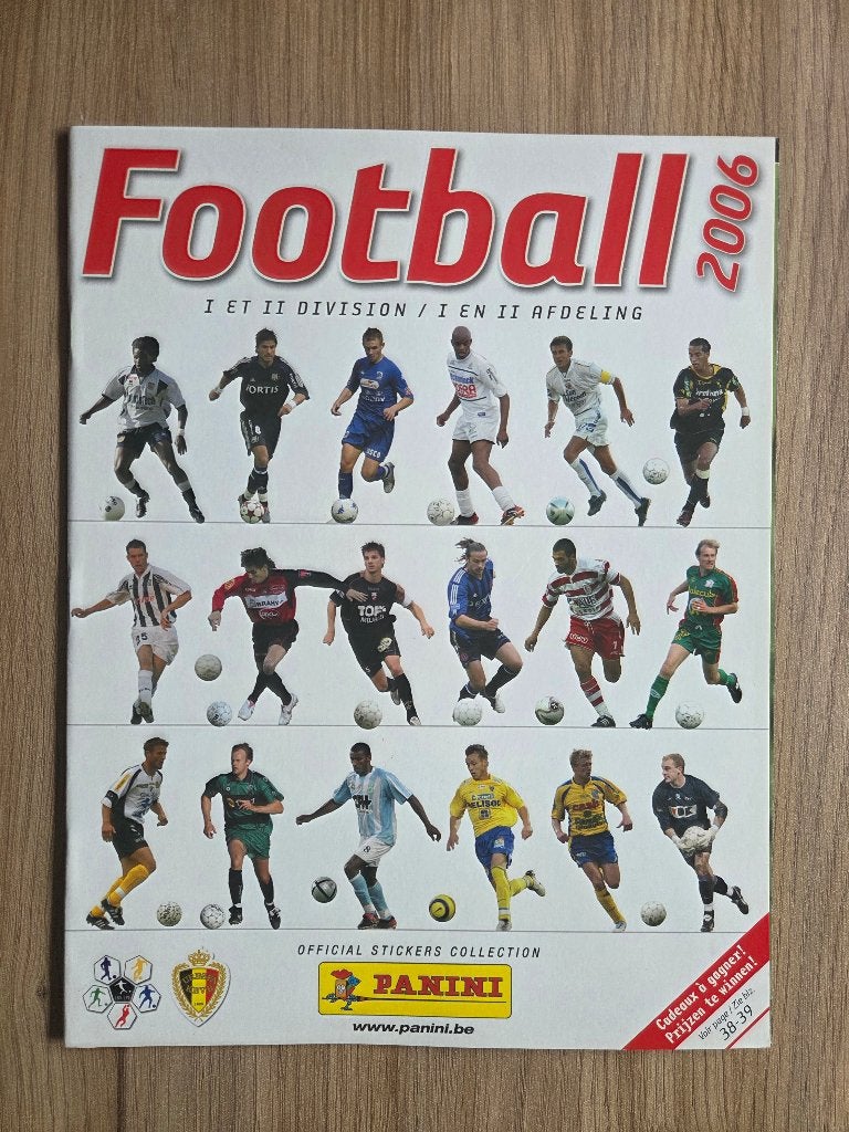 Album Panini vide Belgique, Hobby & Loisirs créatifs, Enlèvement ou Envoi, Comme neuf, Autocollant