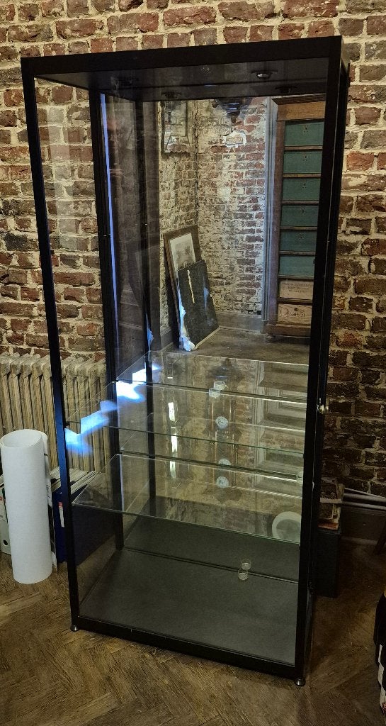 Expositieramen, Huis en Inrichting, Ophalen, Zo goed als nieuw, Metaal, Met deur(en)