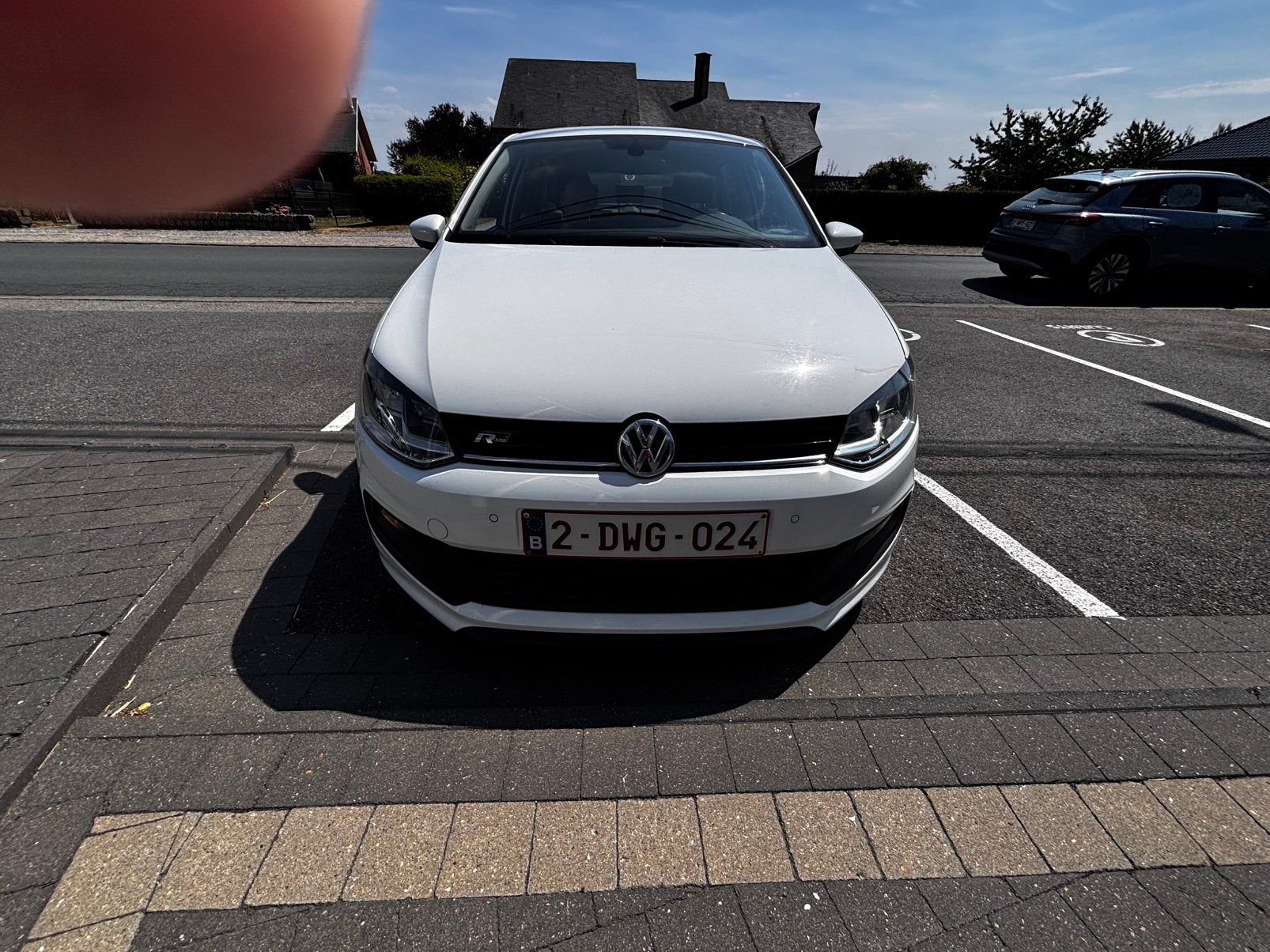 VW polo R-line, Stof, 4 cilinders, Wit, Particulier