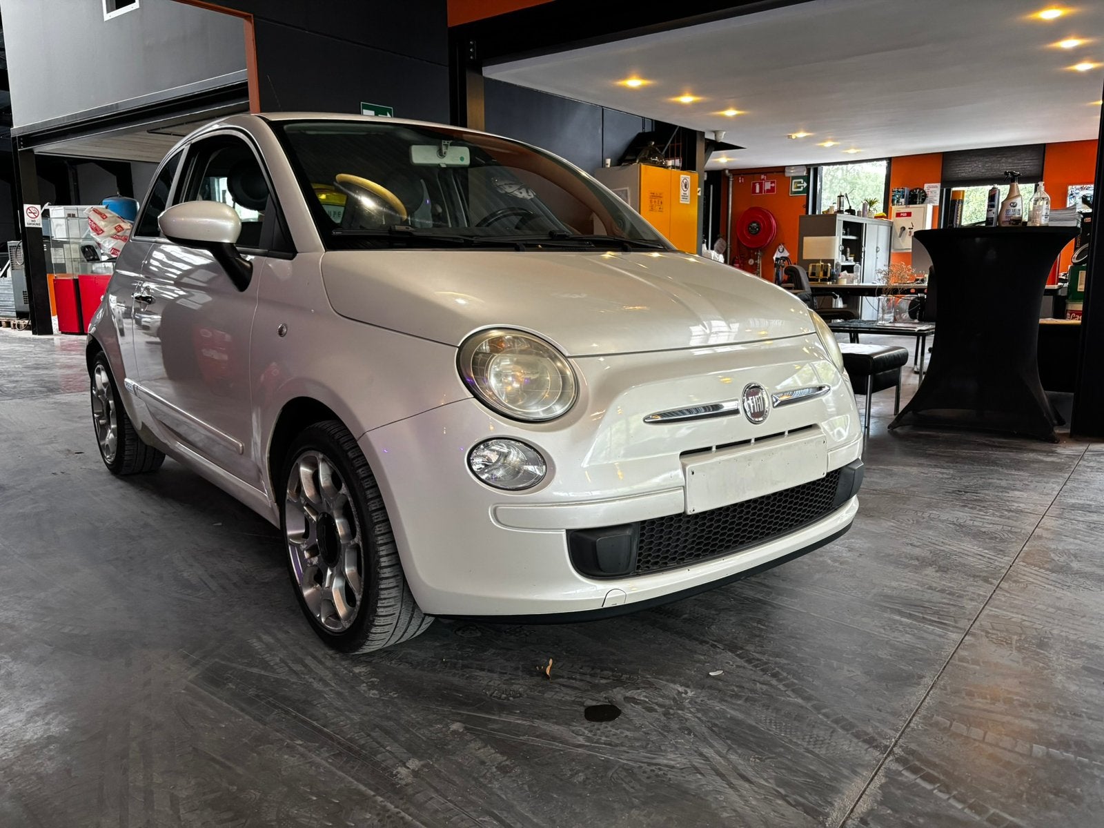 Fiat 500 automatique/1.2 POP essence/12 mois de garantie, Auto's, Fiat, Stof, 4 cilinders, Wit, Bedrijf