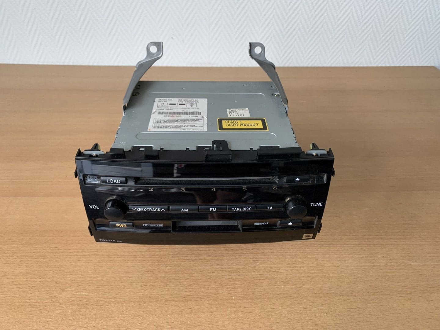 toyota prius 2003 tot 2009 Radio CD origineel 8612047120, Auto diversen, Ophalen of Verzenden, -, -, -