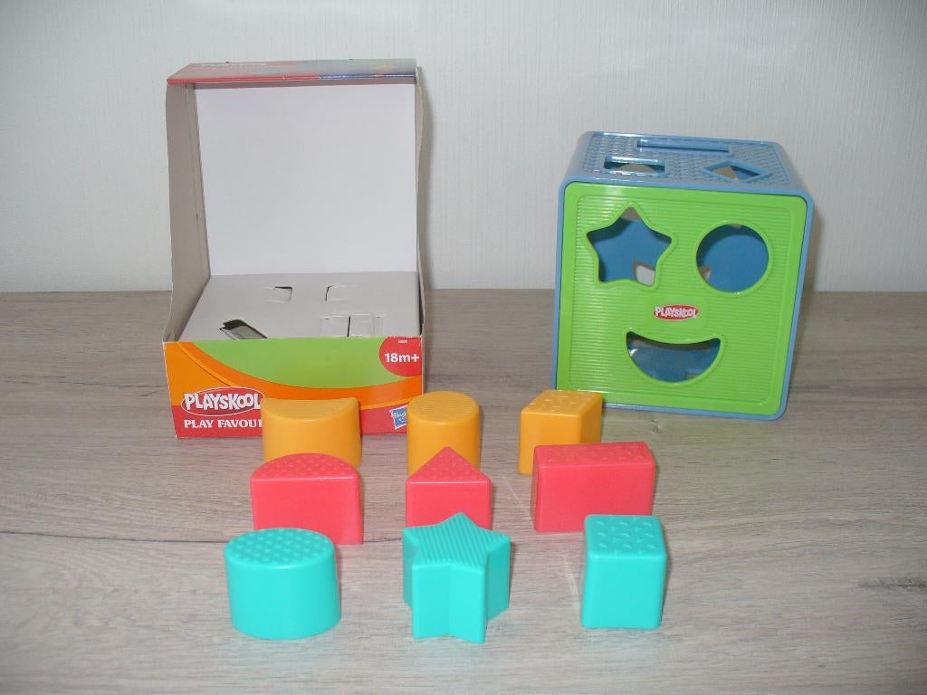 Playskool sorteerkubus, Kinderen en Baby's, Speelgoed | Educatief en Creatief, Ophalen of Verzenden, Zo goed als nieuw
