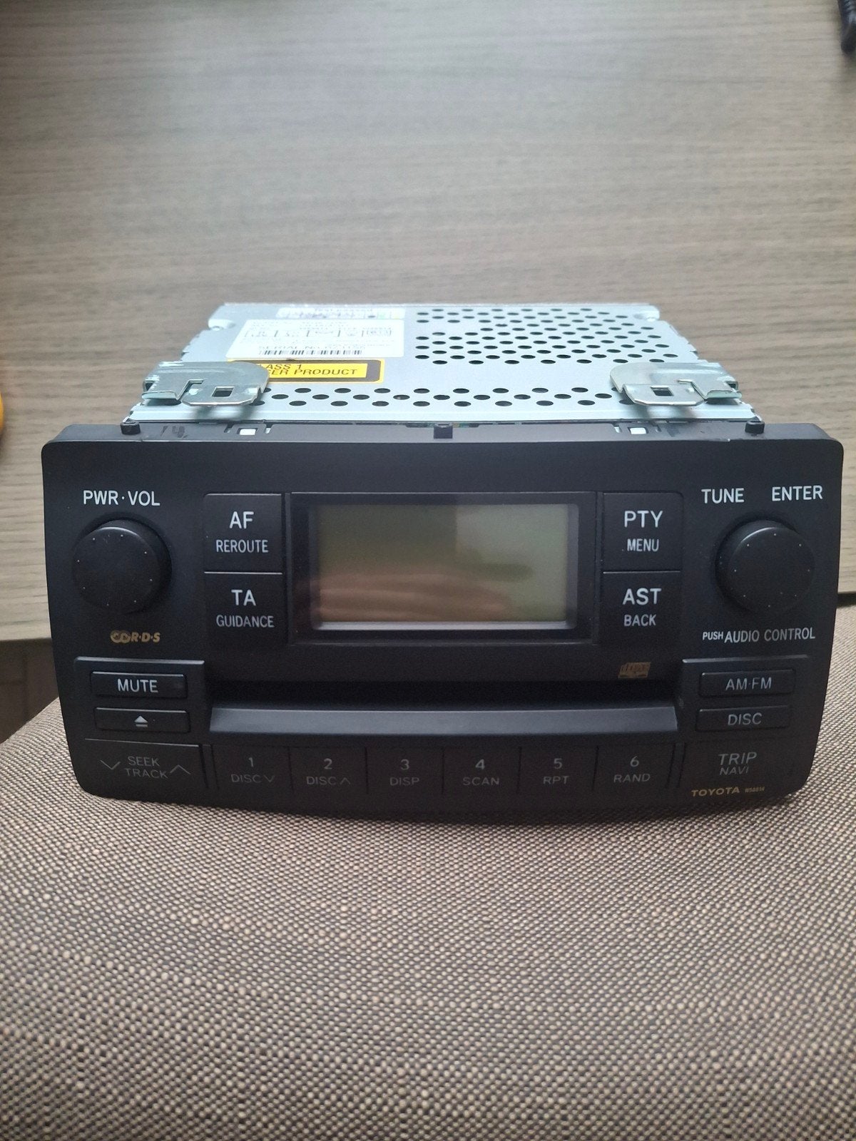 Toyota originele autoradio, Auto diversen, Autoradio's, Ophalen of Verzenden, Gebruikt