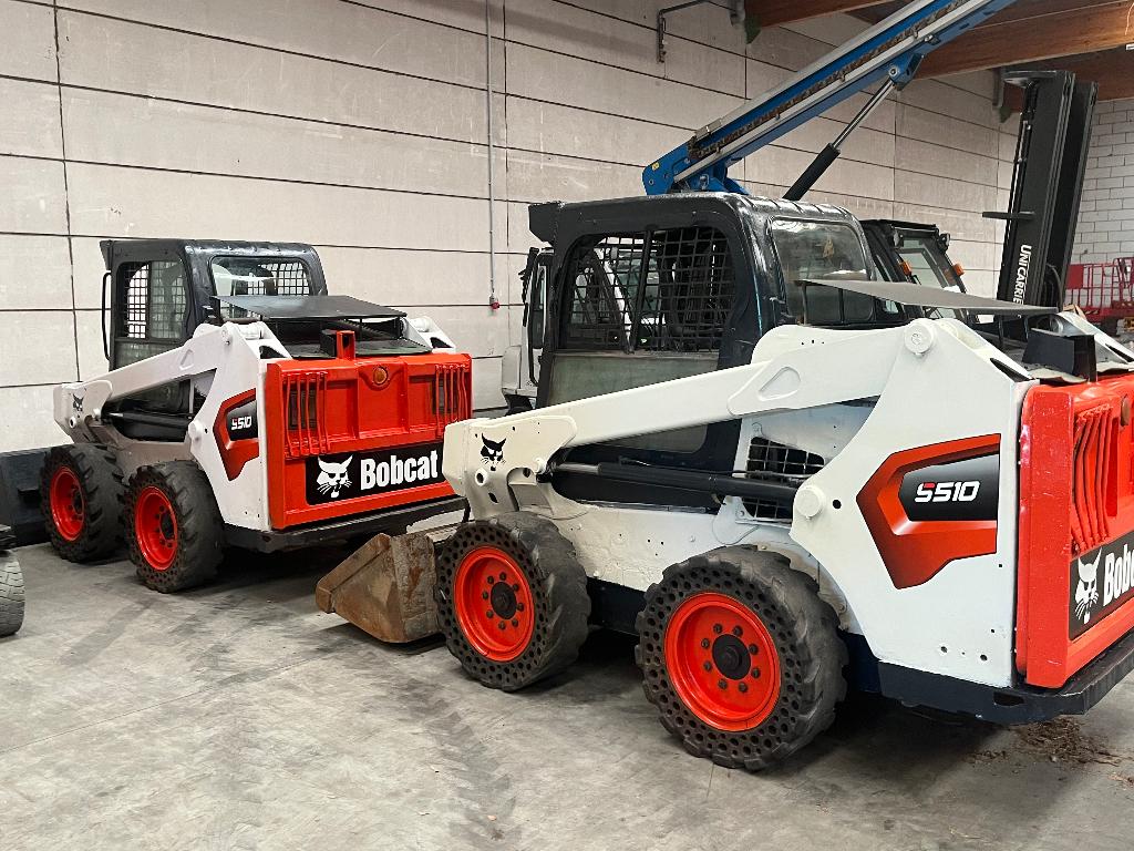 Bobcat S510, Zakelijke goederen, Machines en Bouw | Kranen en Graafmachines, Ophalen, Wiellader of Shovel