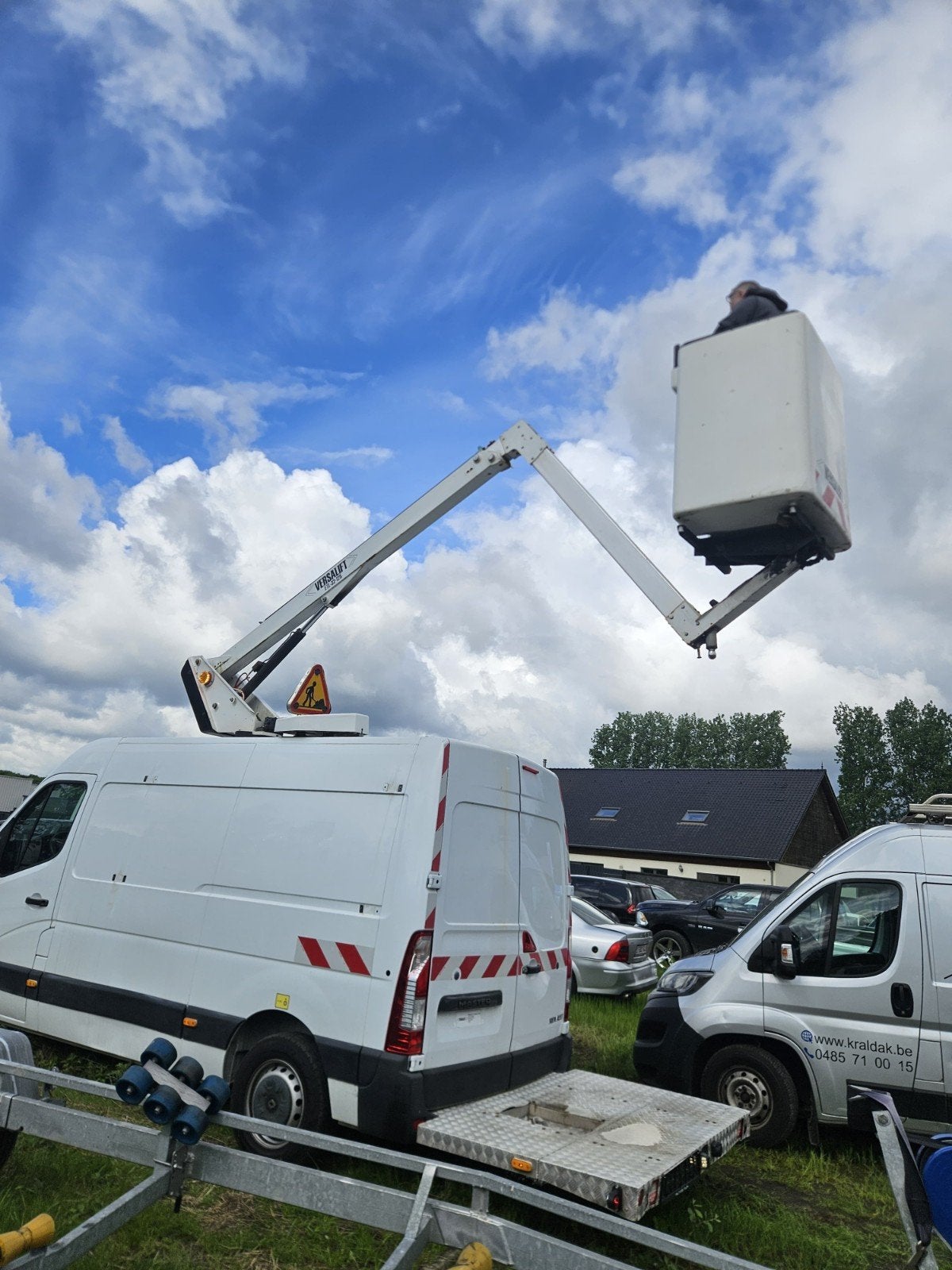 plateforme de travail aérienne renault master, Autos, Euro 5, Achat, Entreprise, 3 places