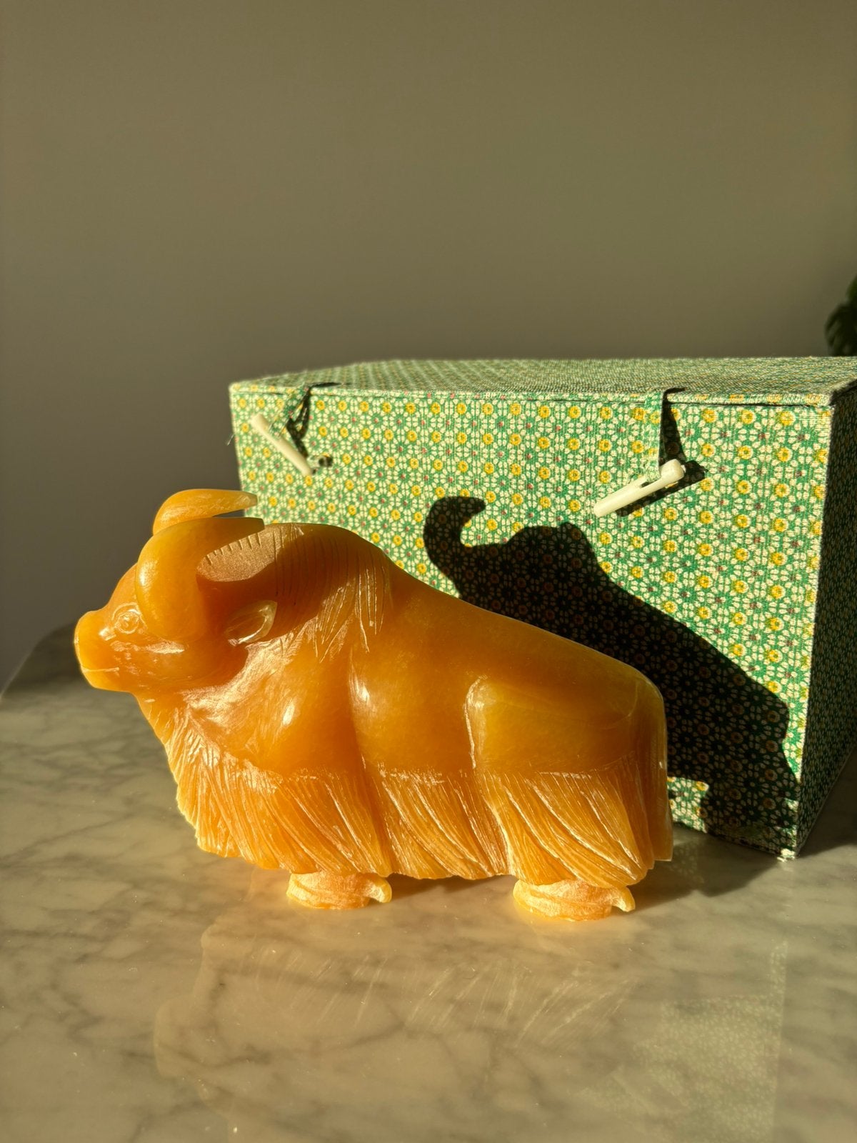 Yunhao Chinese Natural Jade Zodiac Year Ox, Ophalen, Nieuw, Overige soorten, Beeldje of Figuurtje