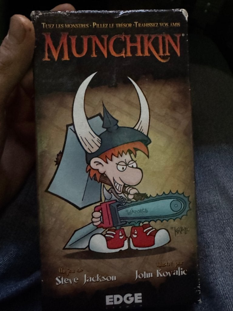 Munchkin Jeu de société 1,2,3,5,6,7, Jeu de voyage, Enlèvement ou Envoi, Edge, 1 ou 2 joueurs