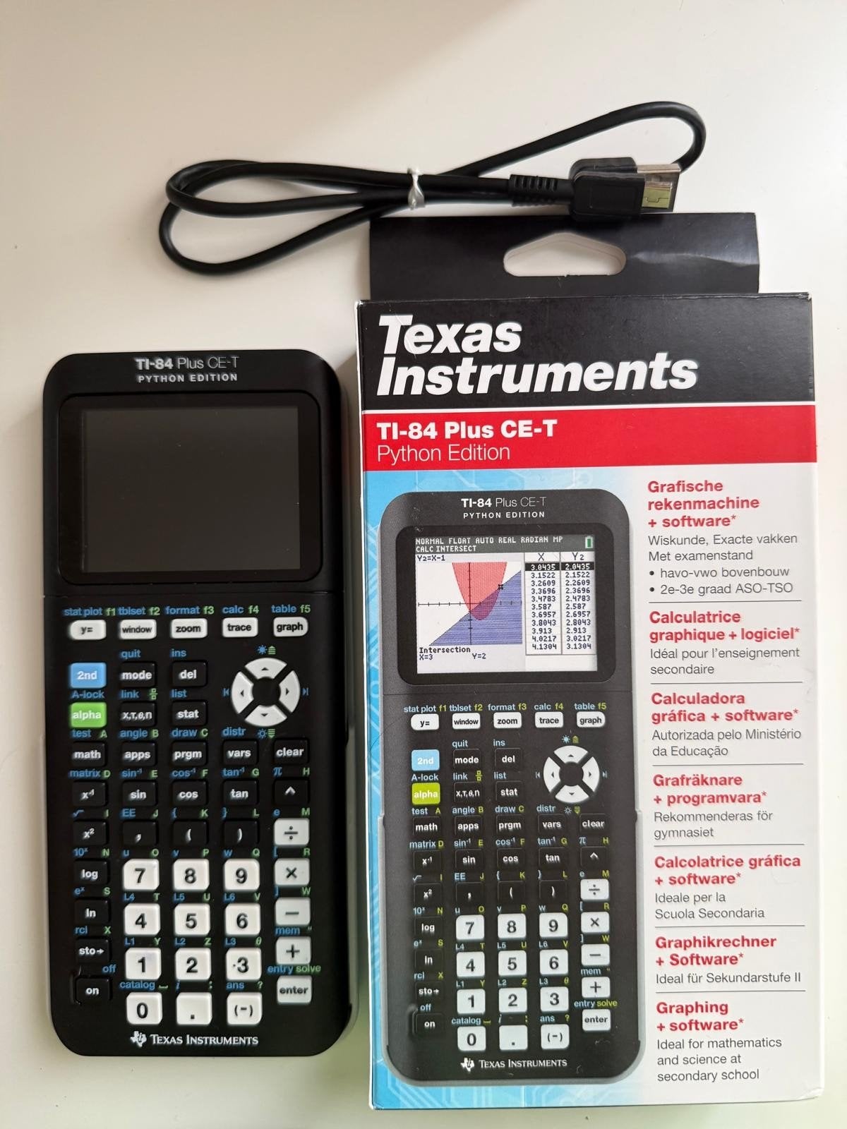 Texas Instruments TI-84 plus CE-T Phyton Edition
Edition, Divers, Calculatrices, Enlèvement, Comme neuf
