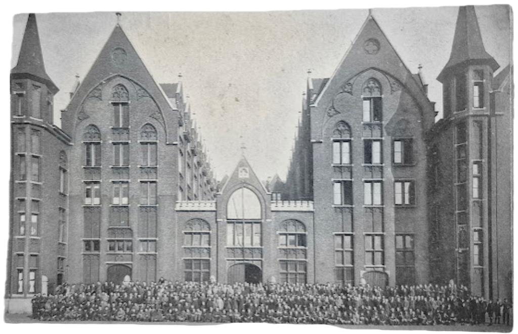 Postkaart Antwerpen  School Londenstraat Antwerpen, Ophalen of Verzenden, 1920 tot 1940, Ongelopen, Gebouw