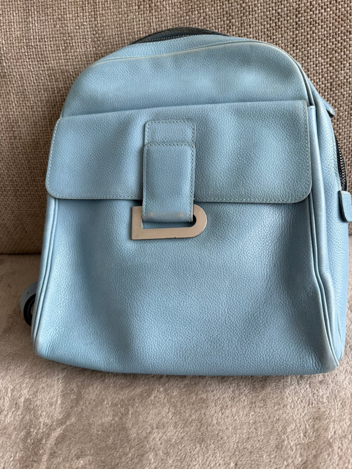 Delvaux rugtas, Handtassen en Accessoires, Gebruikt, 25 tot 40 cm, 30 tot 45 cm, Ophalen