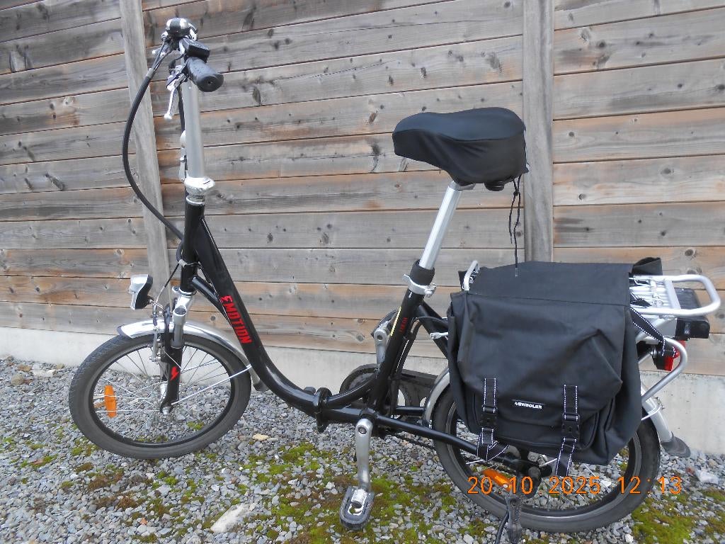 Elektrische mini plooifiets, Fietsen en Brommers, Elektrische fietsen, Gebruikt, Minder dan 47 cm, 30 tot 50 km per accu, Ophalen