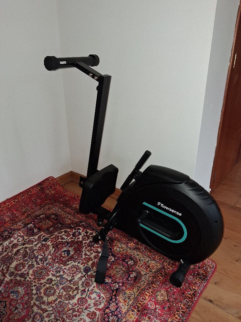 Roeimachine, inklapbaar met elastische weerstand, Sport en Fitness, Fitnessmaterialen, Ophalen, Zo goed als nieuw, Benen, Overige typen