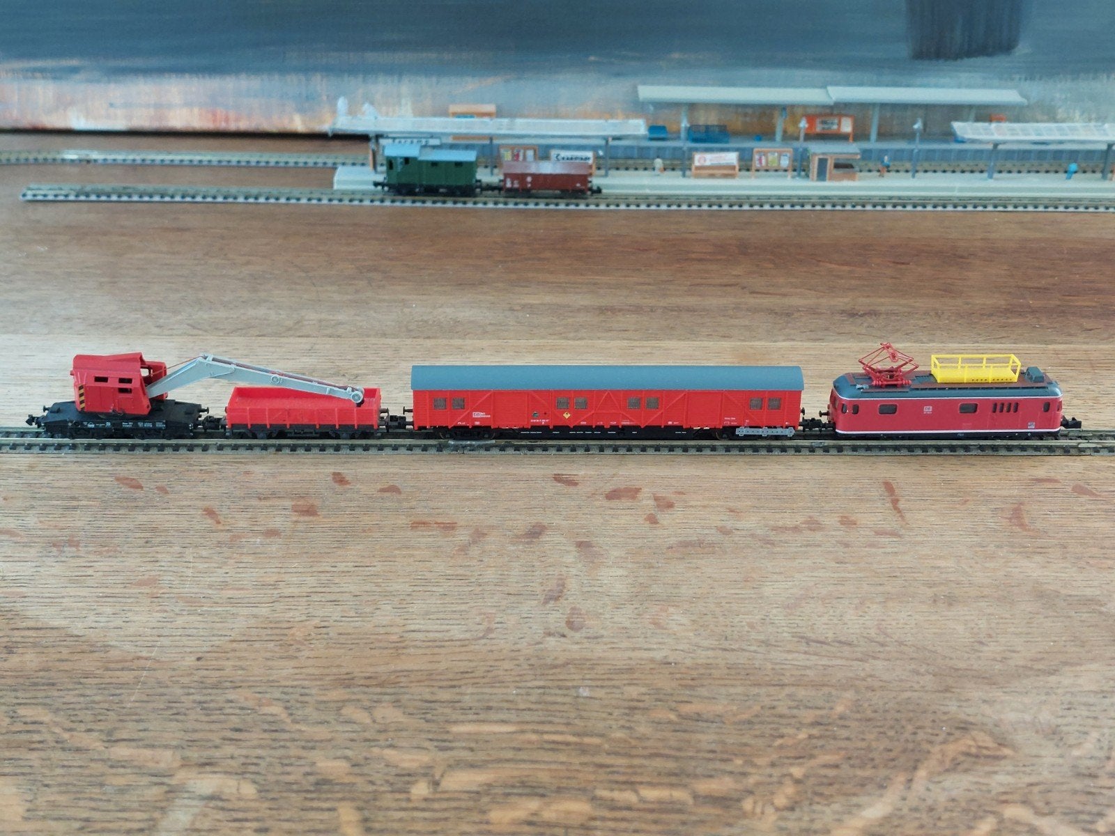 arnold roco minitrix werftrein analoog 4 delig, Ophalen of Verzenden, Locomotief, Arnold, Analoog
