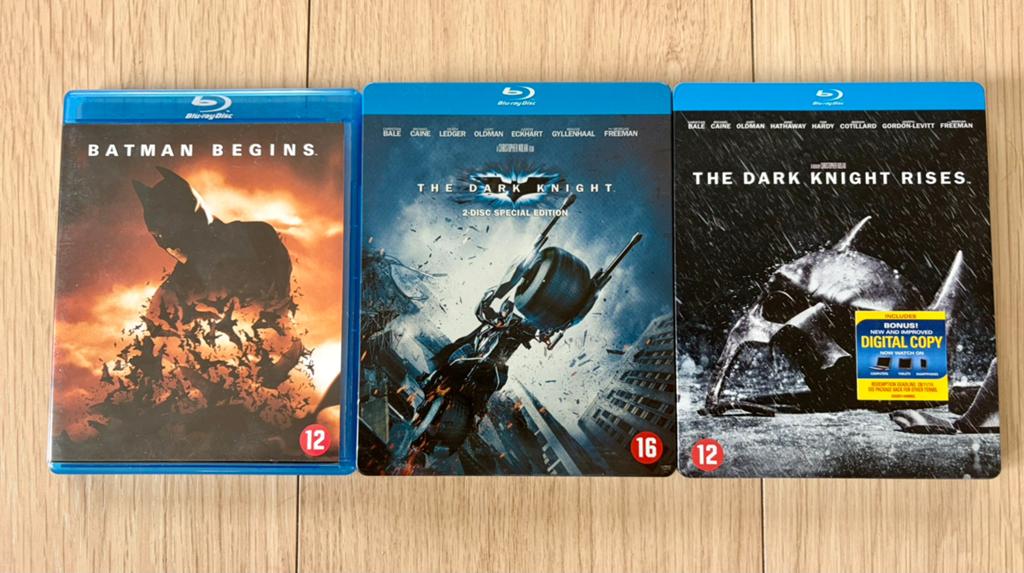 The Dark Knight Trilogy Blu-ray Set - Batman - Steelbooks, Ophalen
