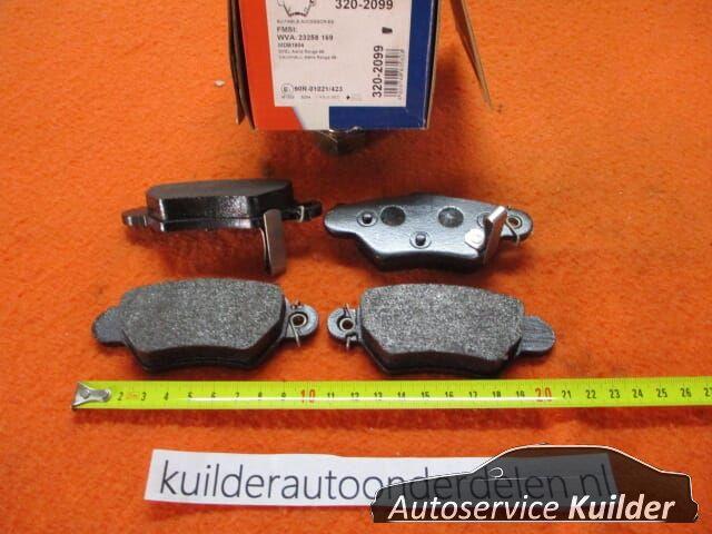 Remblokken achter Opel Astra G Zafira A AD 320-2099   091932, Neuf, -, Opel, -