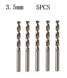 5 Stuks Hss M35 Boor voor Metaal Staal IJzer - - 3,5 mm, Hobby en Vrije tijd, Overige Hobby en Vrije tijd, Nieuw, Ophalen of Verzenden