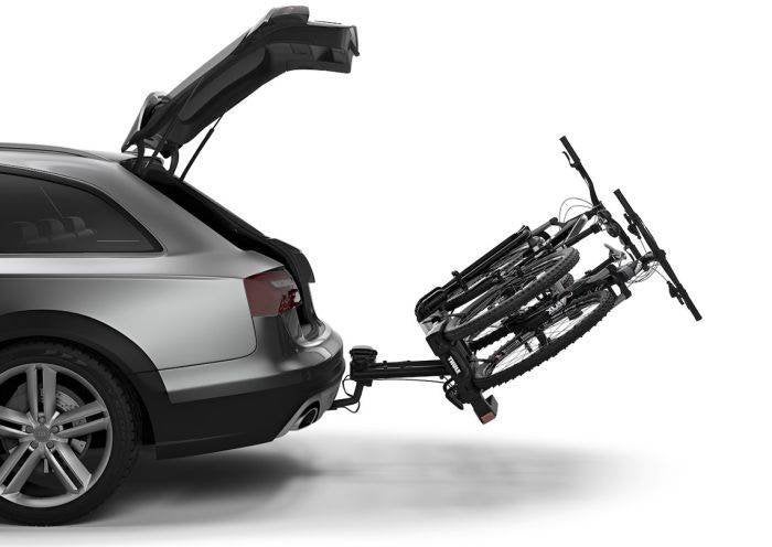 THULE Porte vélo Basculant pour boule d'attelage - 2 vélos, Enlèvement, 2 vélos, Utilisé, Support d'attelage