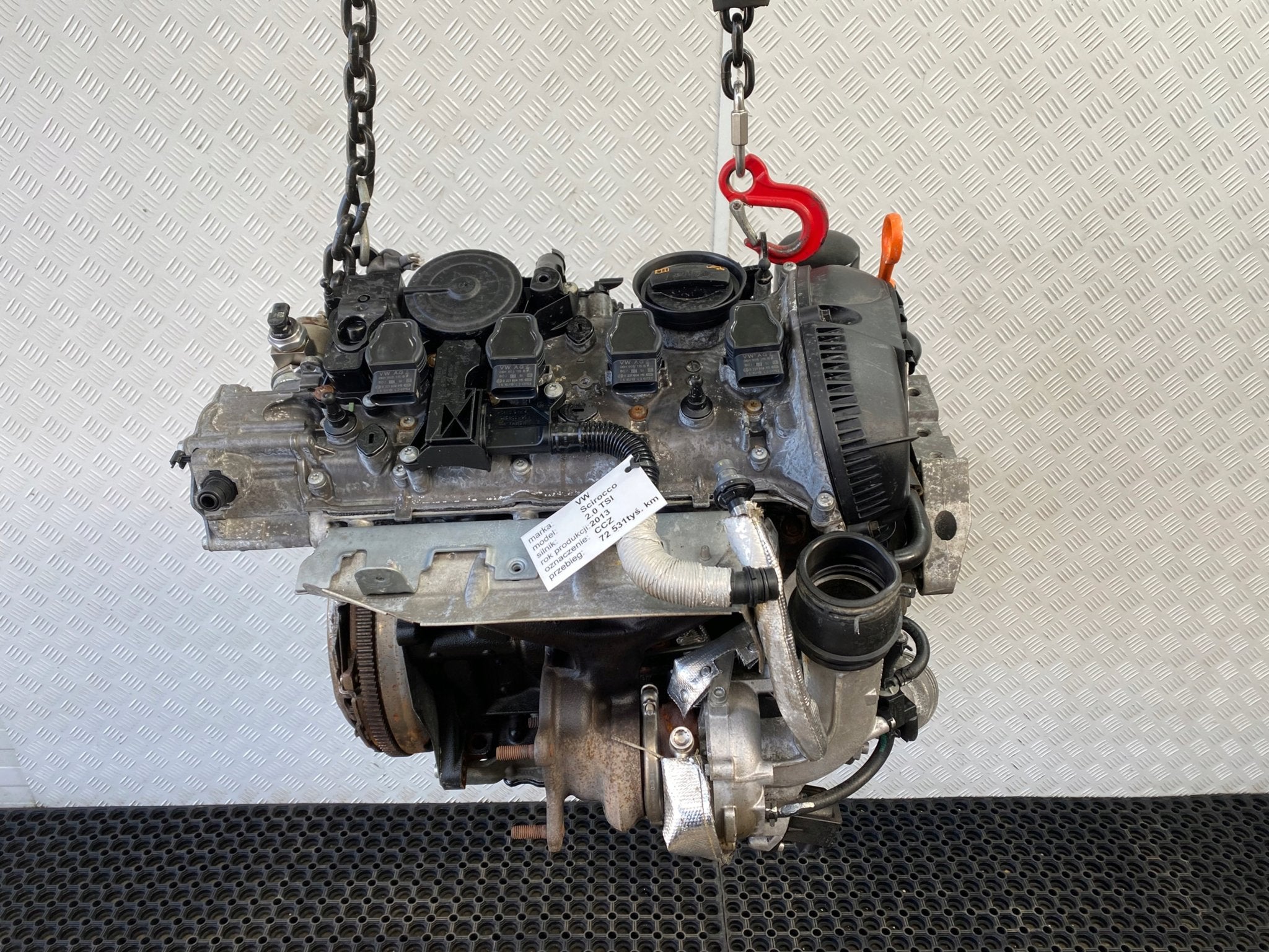 Moteur CCZB Complet ALTEA VW GOLF EOS TIGUAN CC SEAT PASSAT