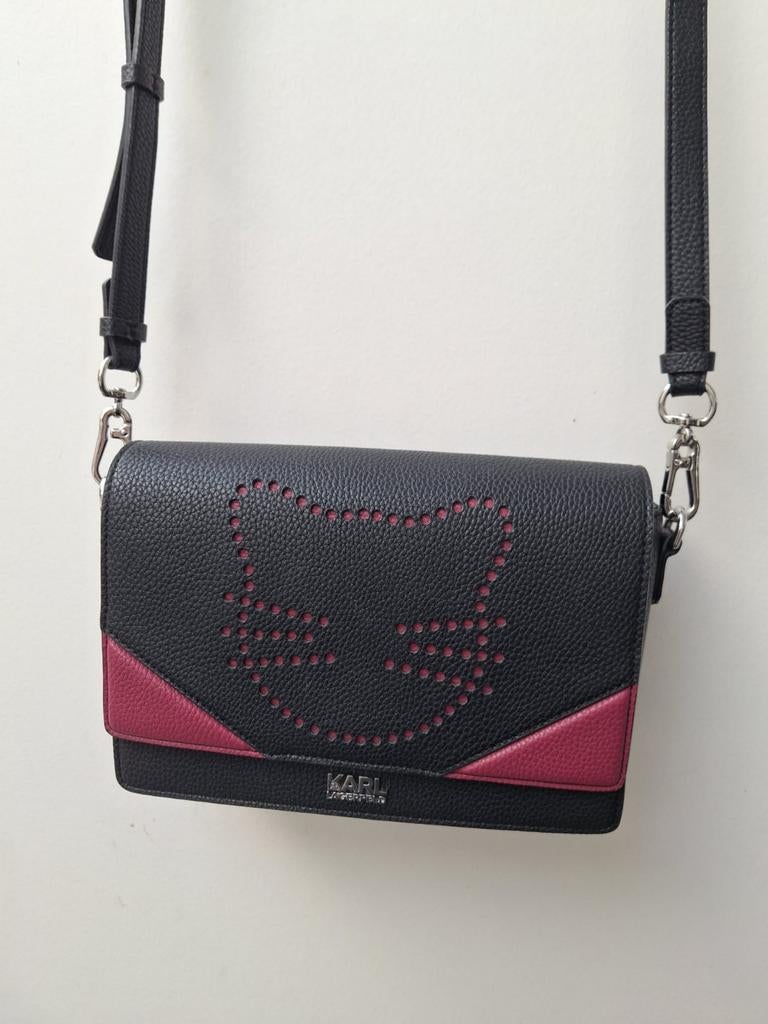 Karl Lagerfeld dameshandtas/crossbodytas K/Stone Big Shoulde, Handtassen en Accessoires, Ophalen of Verzenden, Zo goed als nieuw