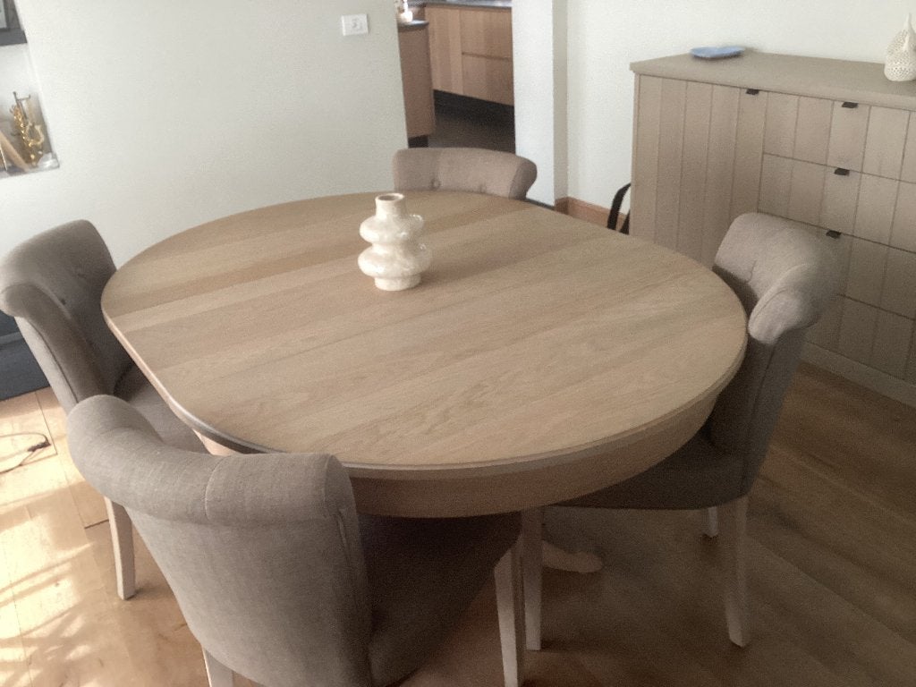 Landelijke eettafel, 150 à 200 cm, Cinq personnes ou plus, Comme neuf, Enlèvement