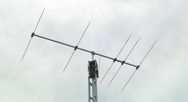 5 element Yagi 50 mhz optibeam, Telecommunicatie, Ophalen, Gebruikt, Antenne