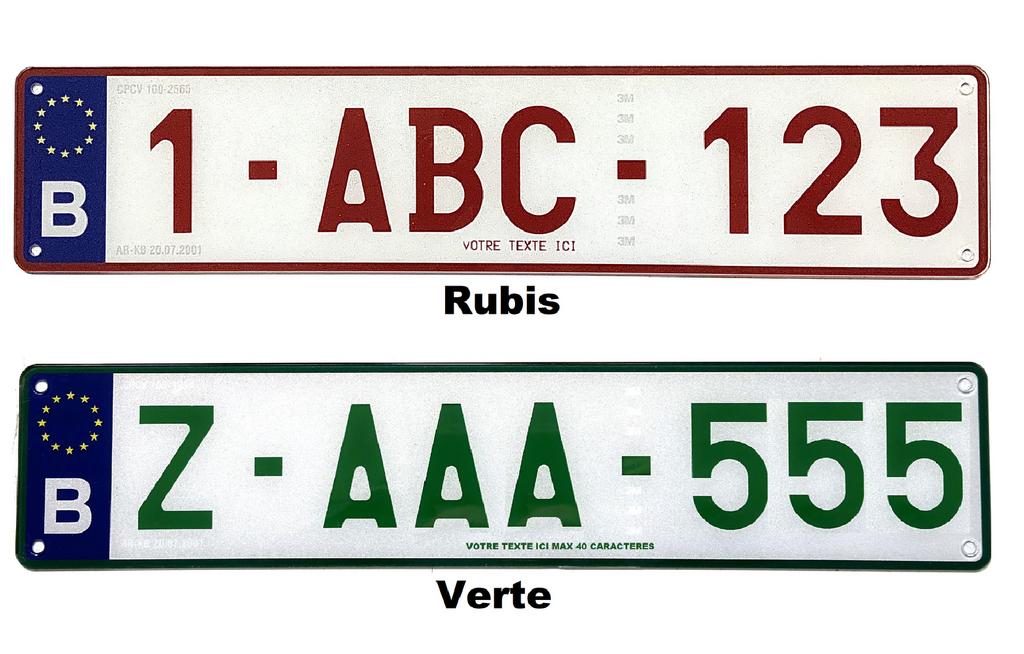 Plaque immatriculation PLEXI texte inférieur, Autos : Divers, Tuning & Styling, Enlèvement ou Envoi