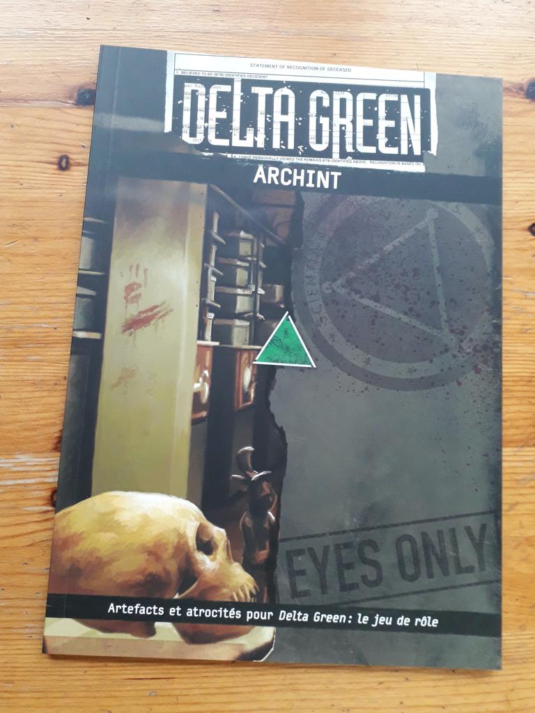 Delta Green FR - ARCHINT -- jdr L'appel de Cthulhu Lovecraft, Enlèvement ou Envoi, Comme neuf, Akiléos