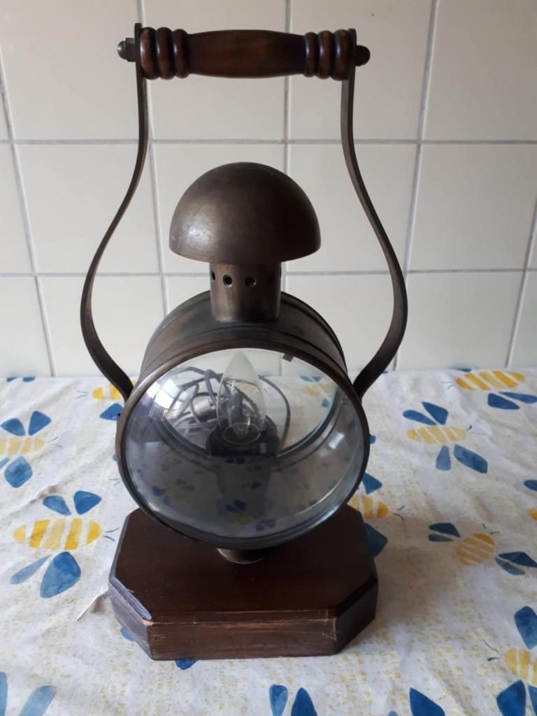 Mijnwerkerslamp / koper, Antiek en Kunst, Ophalen of Verzenden