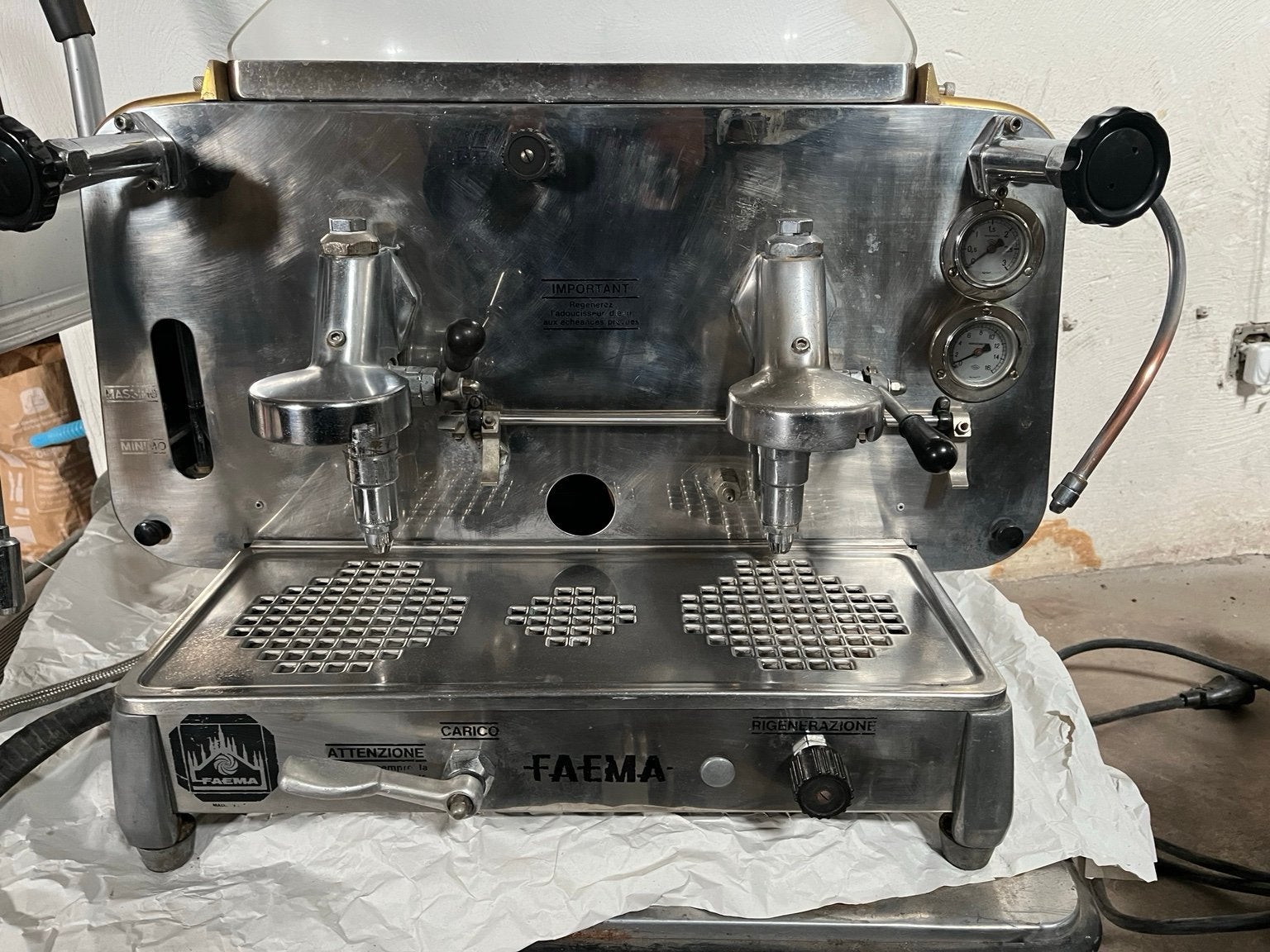 Faema E 61 Espressomachine, Ophalen, Gebruikt