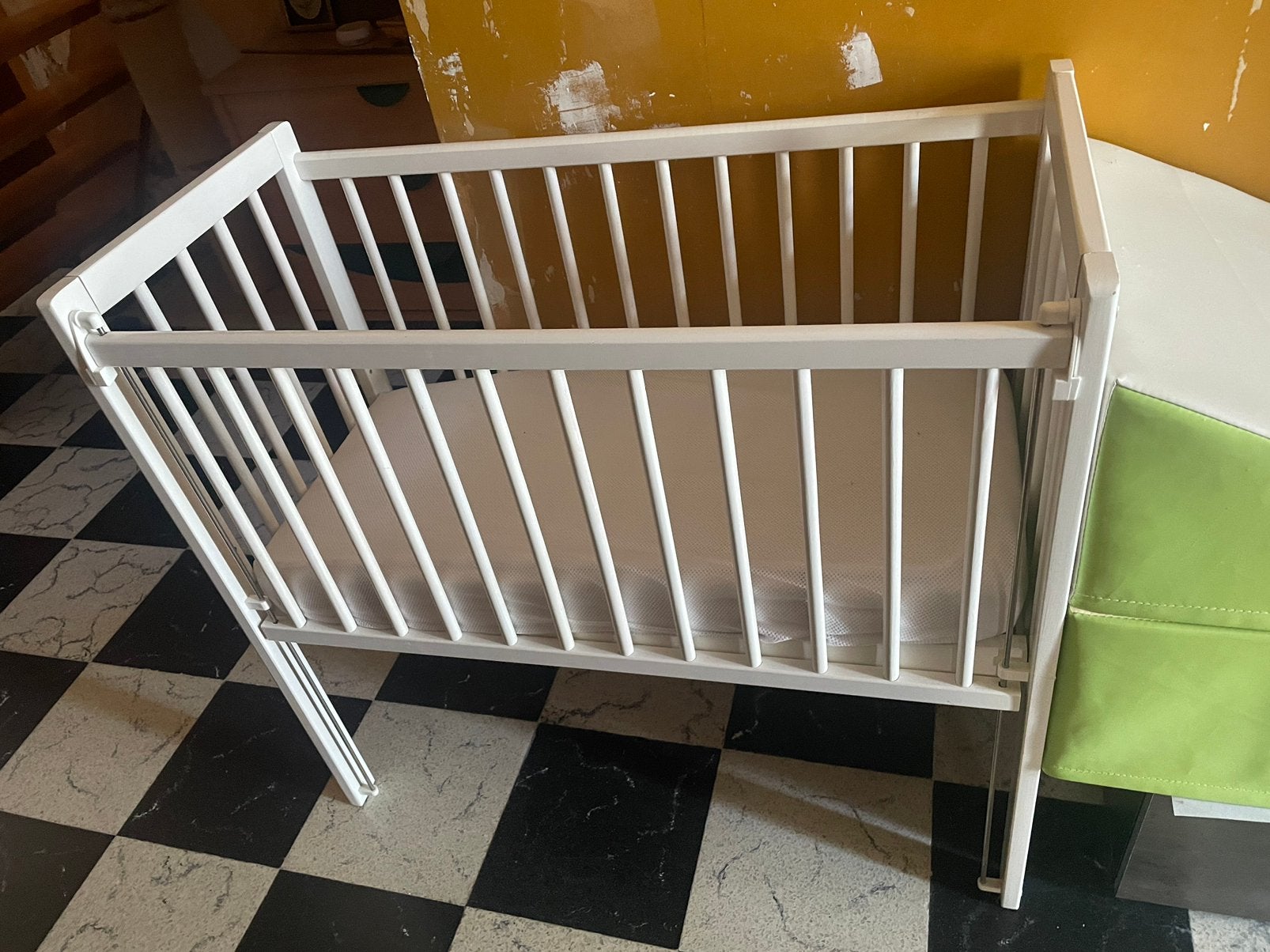 Houten co-sleeper babywiegje, Kinderen en Baby's, Ophalen, Gebruikt, Wieg