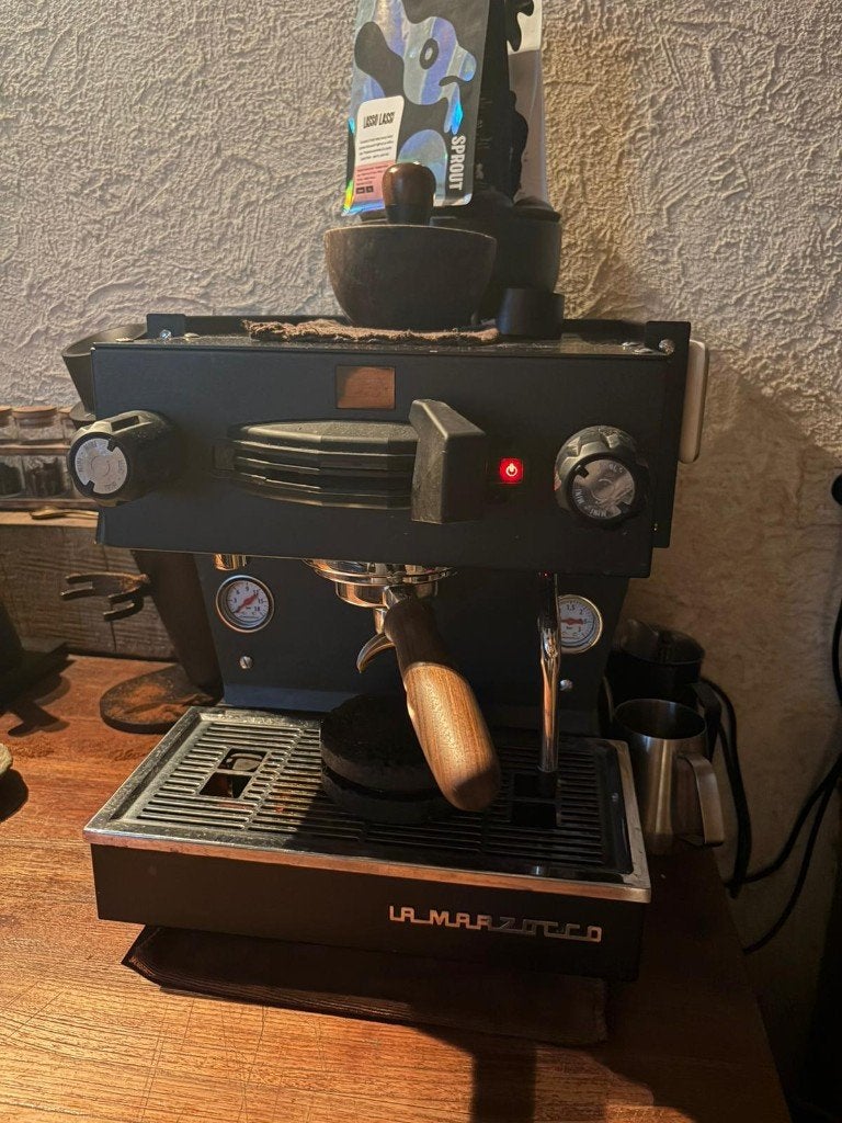 La Marzocco Linea Mini & Option O grinder, Elektronische apparatuur, Koffiezetapparaten, Ophalen, Gebruikt, 10 kopjes of meer